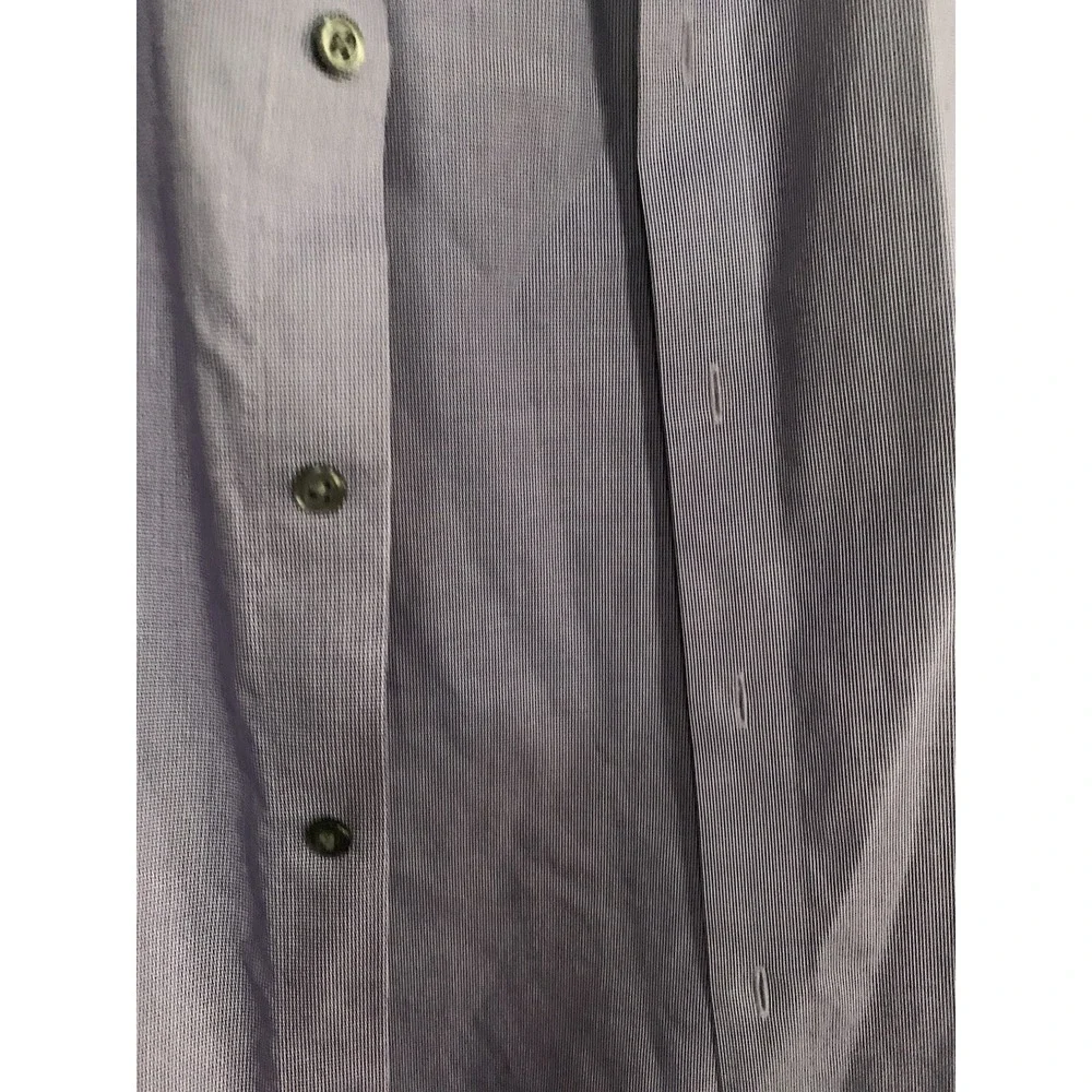 Banana Republic Grant Fit Button Up Wash‎ Shirt Mens Small Purple Long Sleeve
